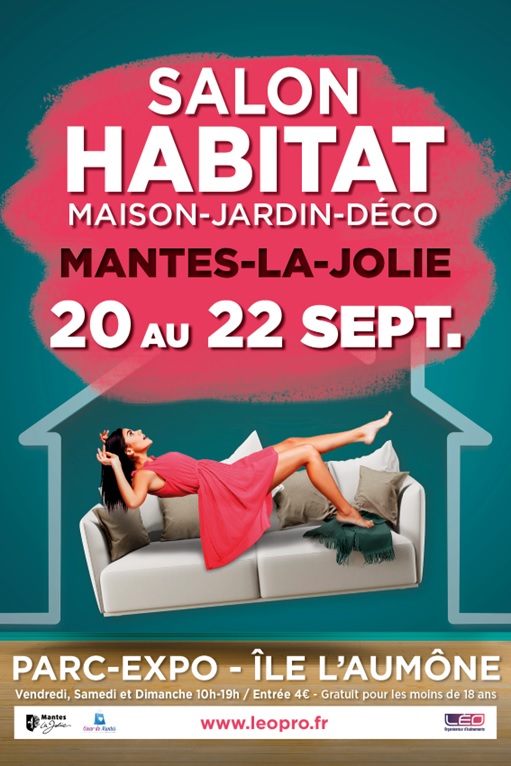 affiche salon de l'Habitat Mantes-la-Jolie 2024